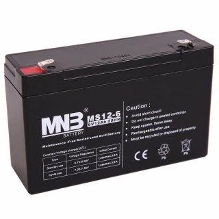 Аккумулятор MNB MS 12-6 Аккумулятор MNB MS 12-6